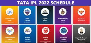 IPL 2022 Schedule Today, Match List This Week, Date, Time, TimeTable, Fixtures